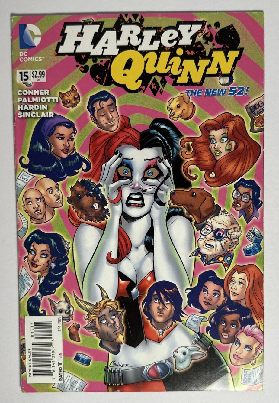 Harley Quinn #15 Amanda Conner Palmiotti Hardin Variant A Batman New 52 2015
